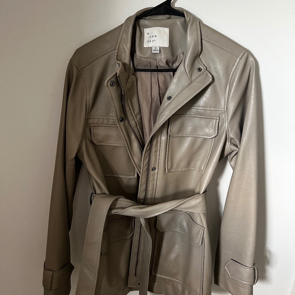 Faux Leather Jacket